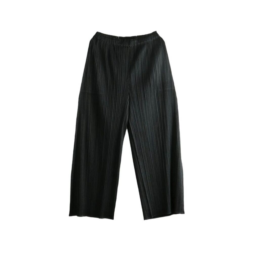 Pleats Please Issey Miyake Black Trousers - Palazzo Pants Women